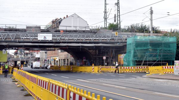 Brücke am Bischofsweg wird saniert. Foto: Nina