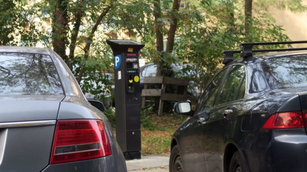 Parkscheinautomat an der Melanchthonstraße