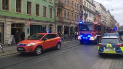 Feuerwehreinsatz auf der Görlitzer Straße