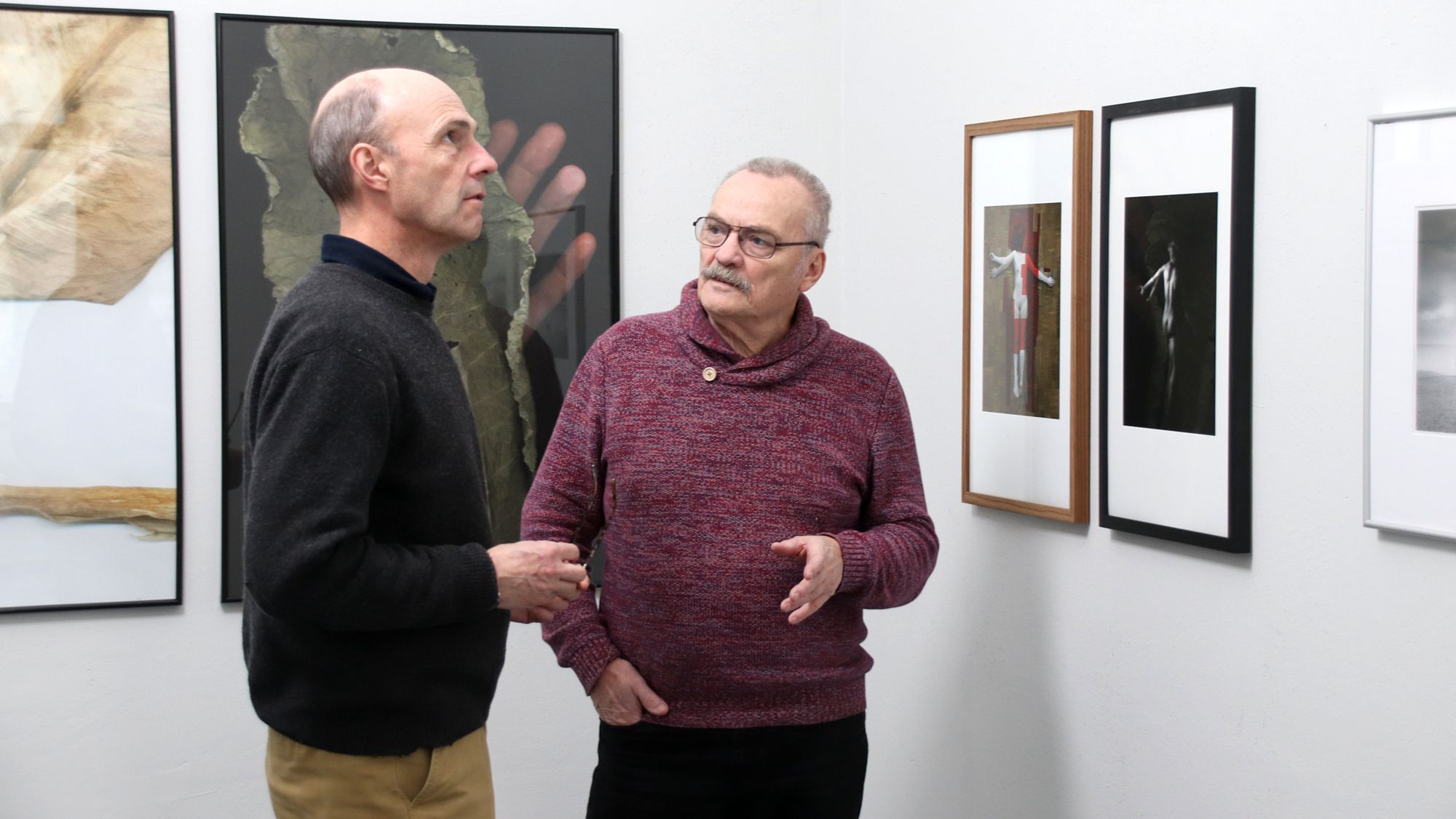 Thomas Bachler und Günter Starke vom Verein Fotoforum