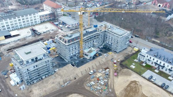 Das neue Hotel aus der Luft - Foto: USD-Immobilien