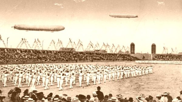 Turnfest zu Leipzig - Postkarte von 1913