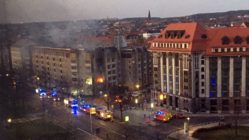 Brand an der Albertstraße - Foto: Ralf Liebscher