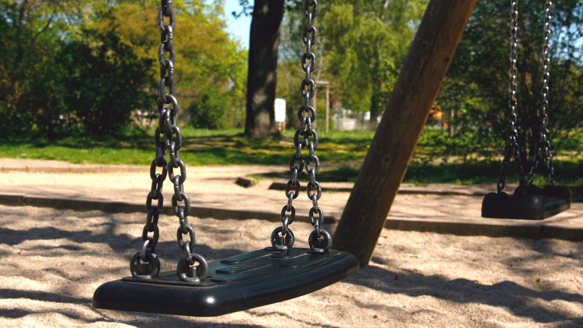 Leere Spielplätze in Zeiten der Corona