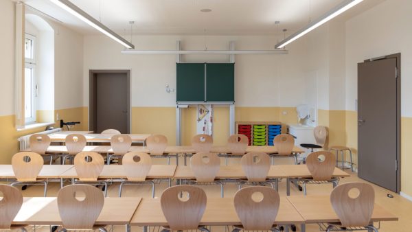 Ein Schulraum in der Grundschule. Foto: Flight Seeing Dresden für die Stesad.