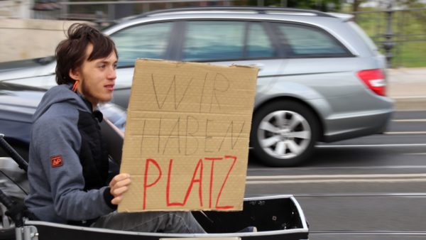 Laurenz Tschoche im Hungerstreik