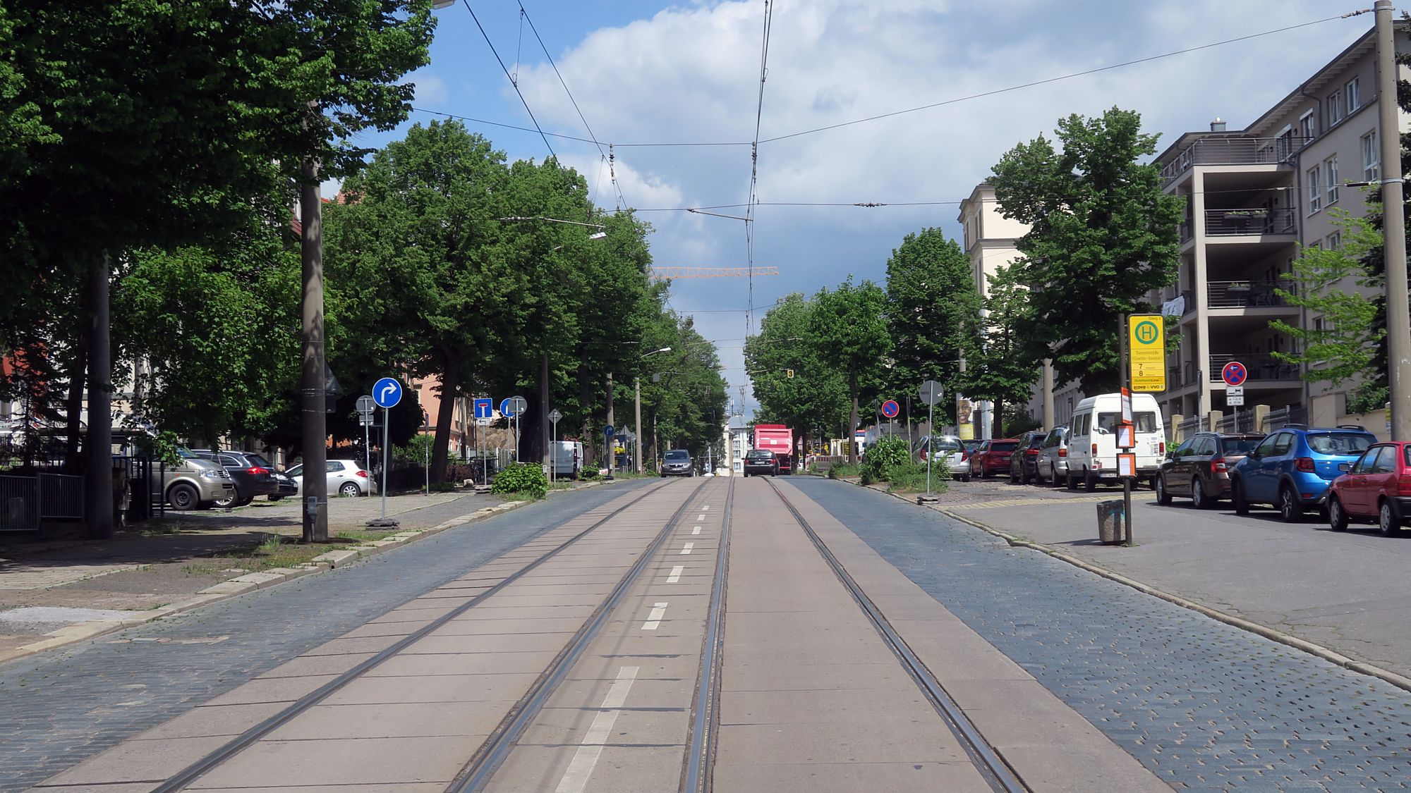 Zwischen Tannenstraße und Stauffenbergallee werden ab Donnerstag Gleise ausgetauscht.