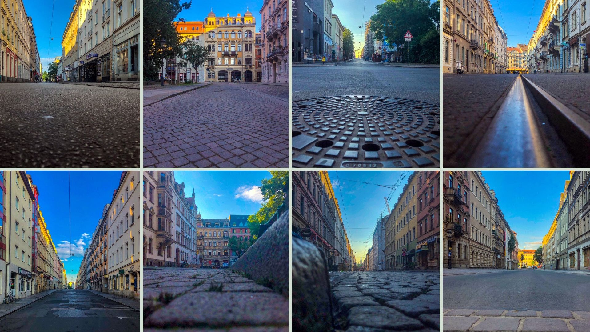 Der Fotograf und Grafiker Ronny Rozum hat zur BRN 2019 mal die leeren Straßen der Neustadt festgehalten.