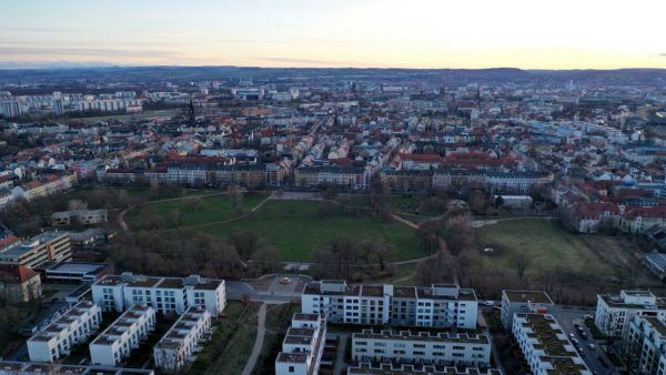 Die Dresdner Neustadt - Foto: Rotationer CR aus Dresden