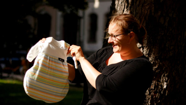 So klein ist zum Beispiel ein Schlafsack für Frühgeborene.