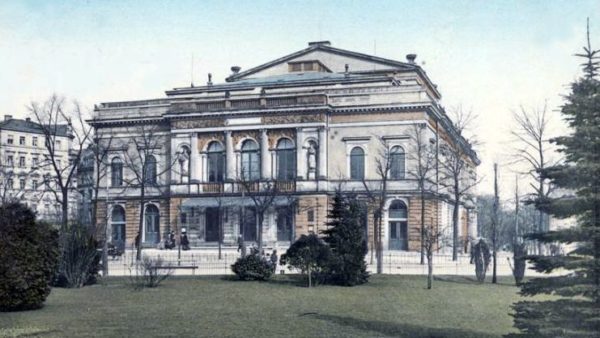 Alberttheater am Albertplatz - Postkarte von 1913