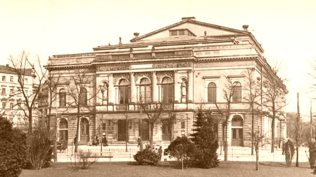 Alberttheater - Postkartenmotiv von 1913
