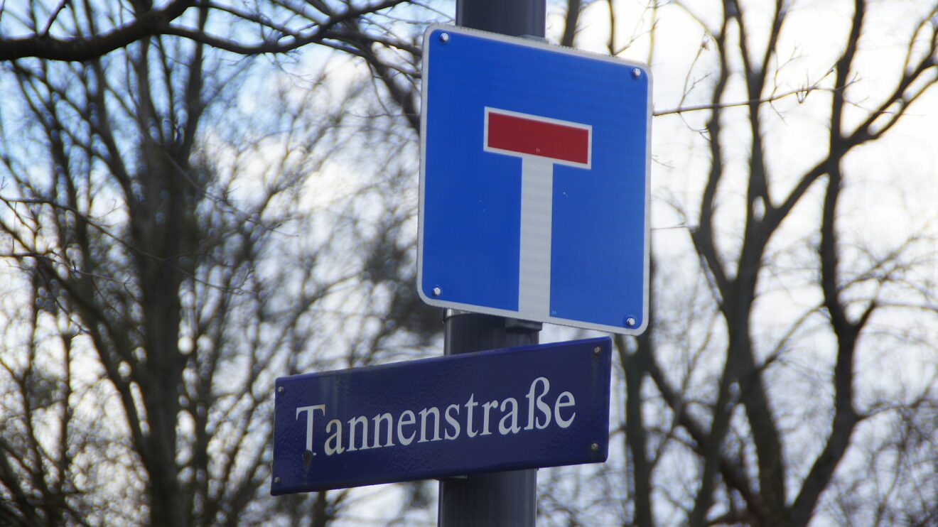 T wie Tannenstraße. Foto: Philine
