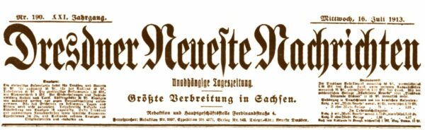 Dresdner Neueste Nachrichten von 1913