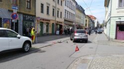 Unfall mit E-Roller auf der Alaunstraße - Foto: Pinselbube
