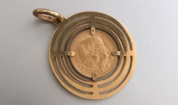Gefundene Goldmünze