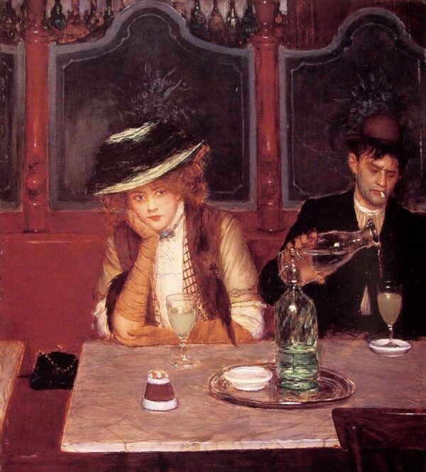 Die Absinthtrinker, 1908, Gemälde: Jean Béraud