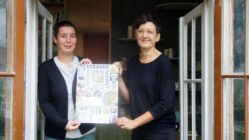 Susanne Petzold und Susanne Engelhardt organisieren den Dresdner Keramik Markt mit. Foto: Philine