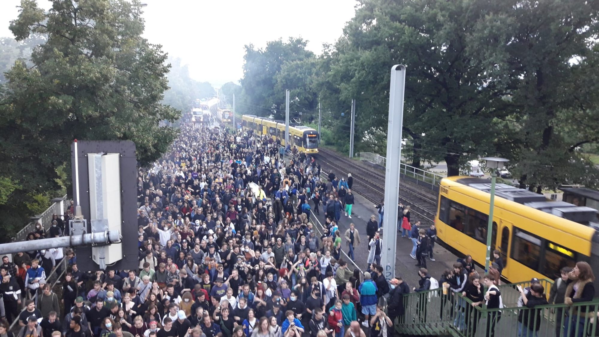 30-08-2021-Tolerade Menschenmasse