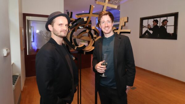 Björn Helget und Nils Heinrich in der neuen Galerie TheHelHeinArtCollective