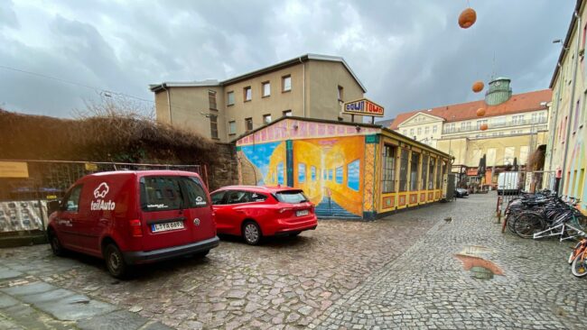 teilAuto-Parkplatz im Kulturhof an der Katharinenstraße - Foto: teilAuto