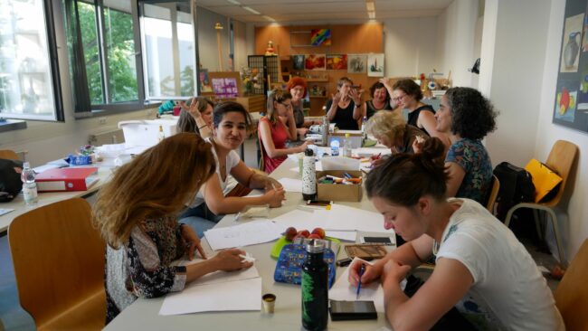 Comic-Kurs an der Volkshochschule - Foto: Elena Pagel