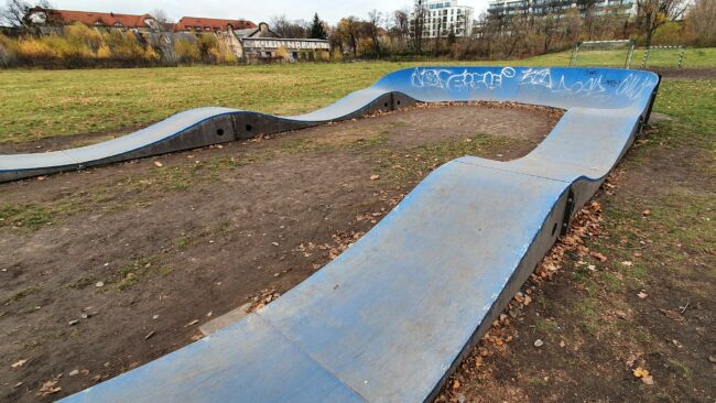 Pumptrack auf dem Russensportplatz