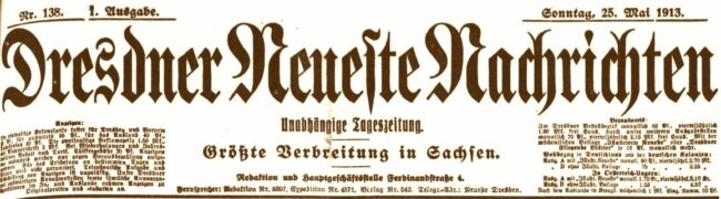 Dresdner Neueste Nachrichten von 1913