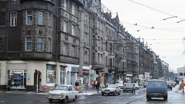 Königsbrücker Straße vor 30 Jahren - Foto: Lothar Lange