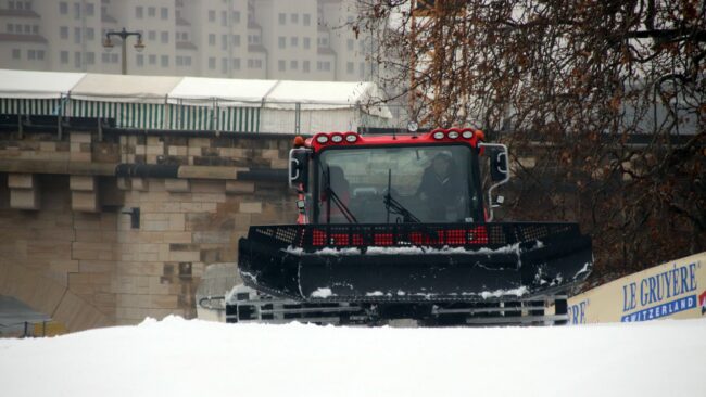 Pistenbully im Einsatz