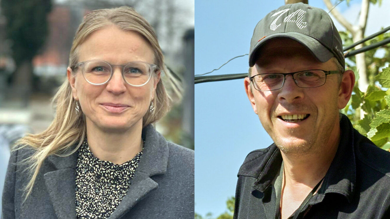 Neu im Stadtbezirksbeirat: Katharina Kern (CDU) und Norbert Rogge (Grüne)