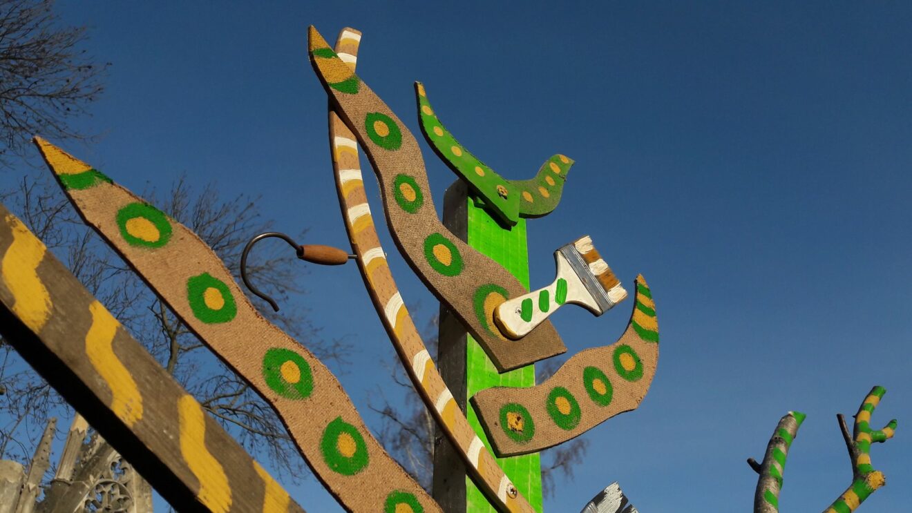 Weihnachtsbaum auf der Brache