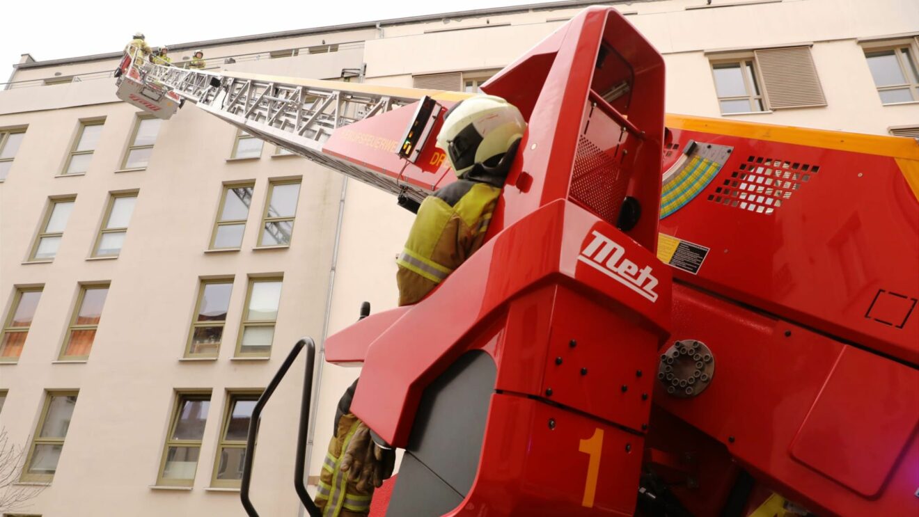 Feuerwehreinsatz in der Hechtstraße