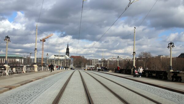 Blick von der Augustusbrücke