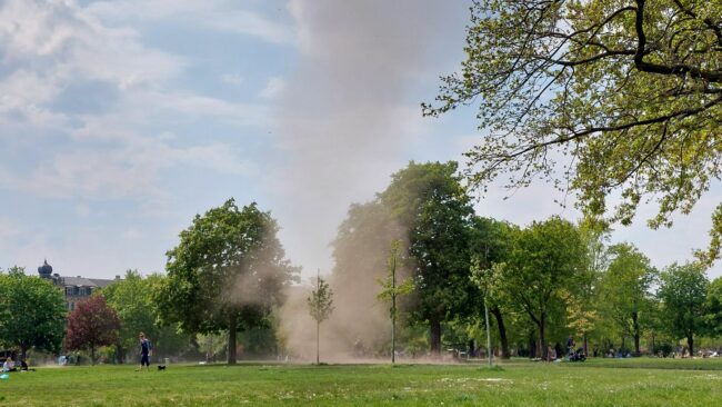 Nachmittagsspektakel auf dem Alaunplatz