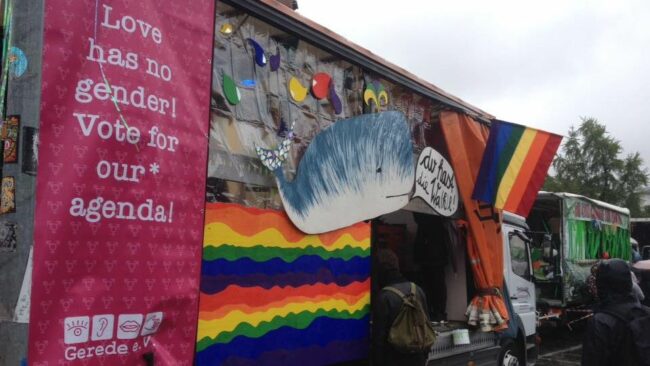 Demo anlässlich des Internationalen Tages gegen Homo-, Trans*- und Inter*feindlichkeit - Foto: Archiv Gerede e.V.