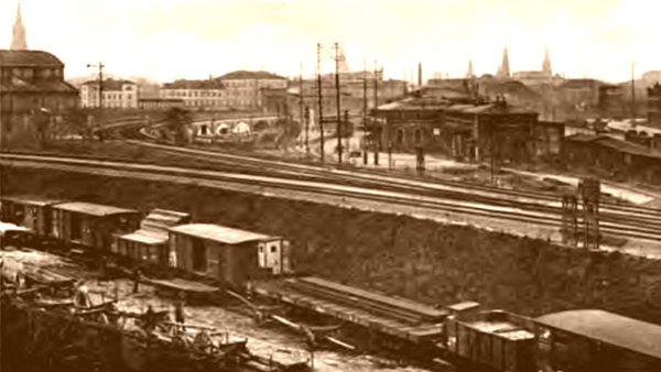 Alter Leipziger Bahnhof Anfang des 20 Jahrhunderts