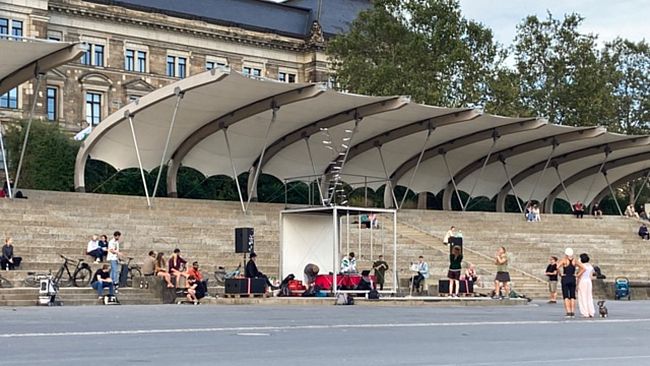 Trauschke hatte die Lovewiesn auf das Filmnächtegelände verlegt.