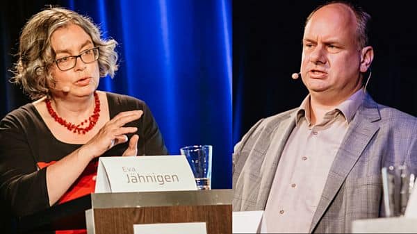 Sie sind favorisiert: Eva Jähnigen (Grüne) und Dirk Hilbert (FDP)