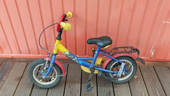 Gefundenes Kinderfahrrad