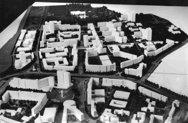 So stellte sich die SED die Neustadt in den 1970ern vor. Foto: Archiv Stadtplanungsamt