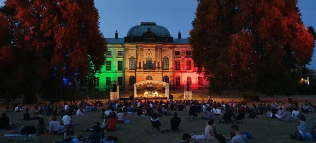 Hands on Strings mit Thomas Fellow und Stefan Bormann beim Kultursommer am Japanischen Palais