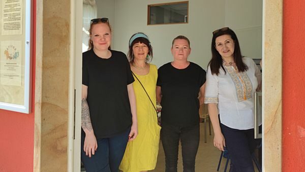 Die Mitarbeiterinnen der FSA: v.l.n.r. Nadja Schmidt, Elena Pagel, Anna Kujawa, Guilnara Slota - Foto: Maren Kaster