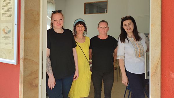 Die Mitarbeiterinnen der FSA: v.l.n.r. Nadja Schmidt, Elena Pagel, Anna Kujawa, Guilnara Slota - Foto: Maren Kaster