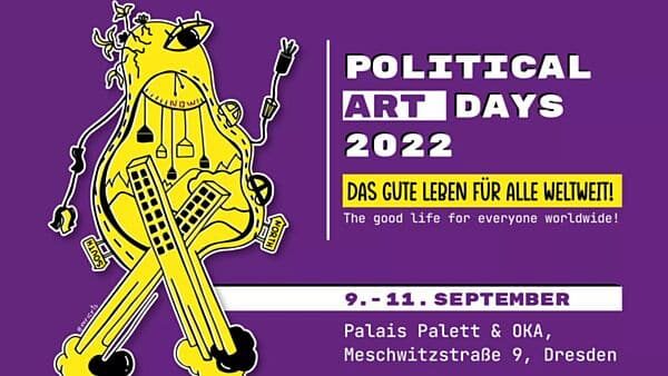 Political Art Days 2022 Flyer - Quelle: Political Art Days