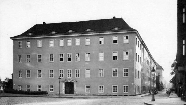 Statistisches Landesamt, Ritterstrasse 14, 1877 gegründet, Postkarte von 1925