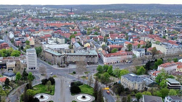 Hinterm Albertplatz beginnt die Äußere Neustadt - Foto: Foto: Rotationer CR aus Dresden