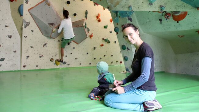 Jane und Simon in der Bouldercity: Mama was macht der Mann da?