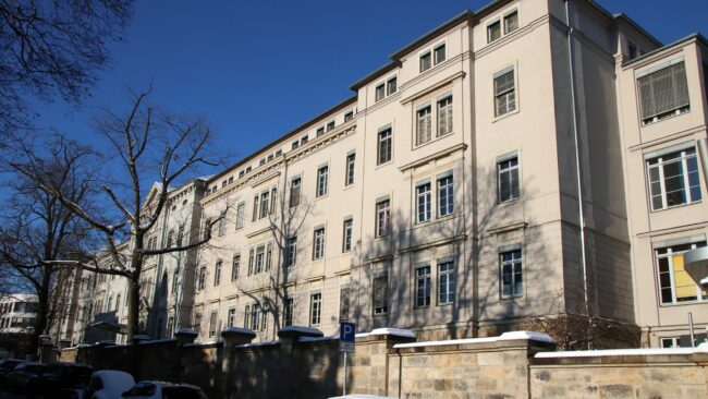 Seit 1893 an der Holzhofgasse: Das Diakonissenkrankenhaus.
