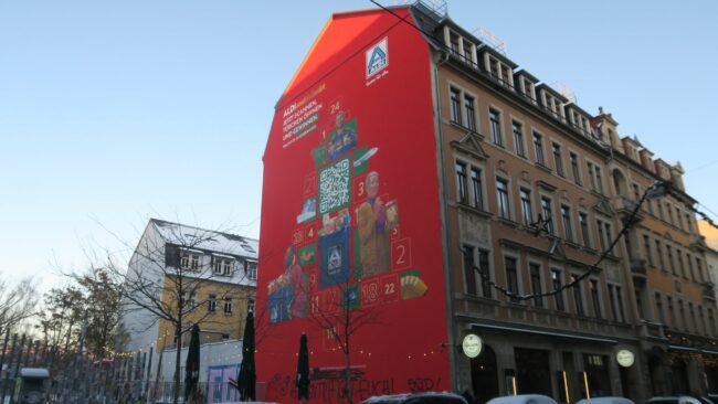Wandbild an Louisenstraße